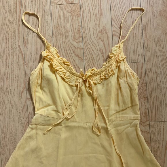 Privacy Please Perry Mini Golden Sun Dress Yellow - Picture 5 of 9